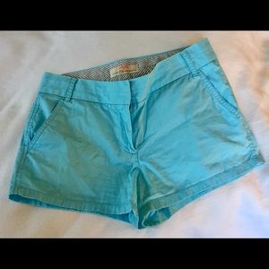 J. Crew aqua shorts